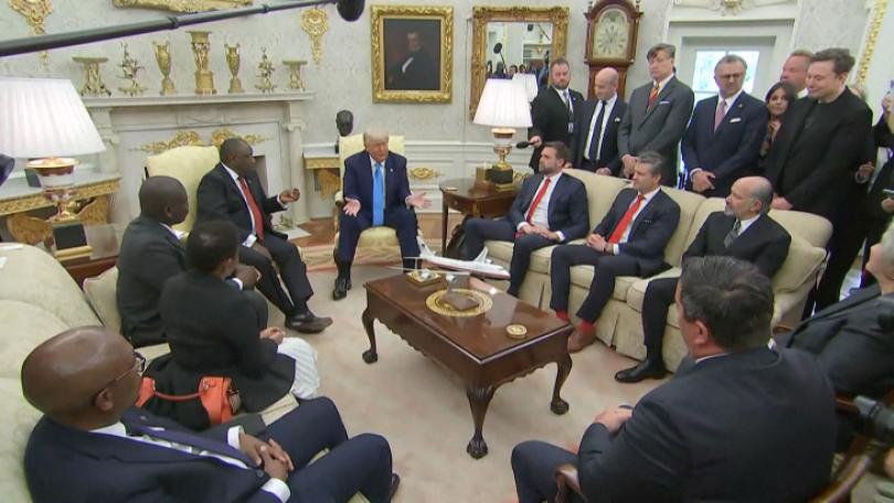 South African President Visits White House, Trump Accuses Local Whites of Facing Genocide